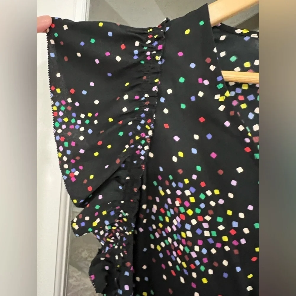 Kate Spade Confetti Cheer Blouse - Size S